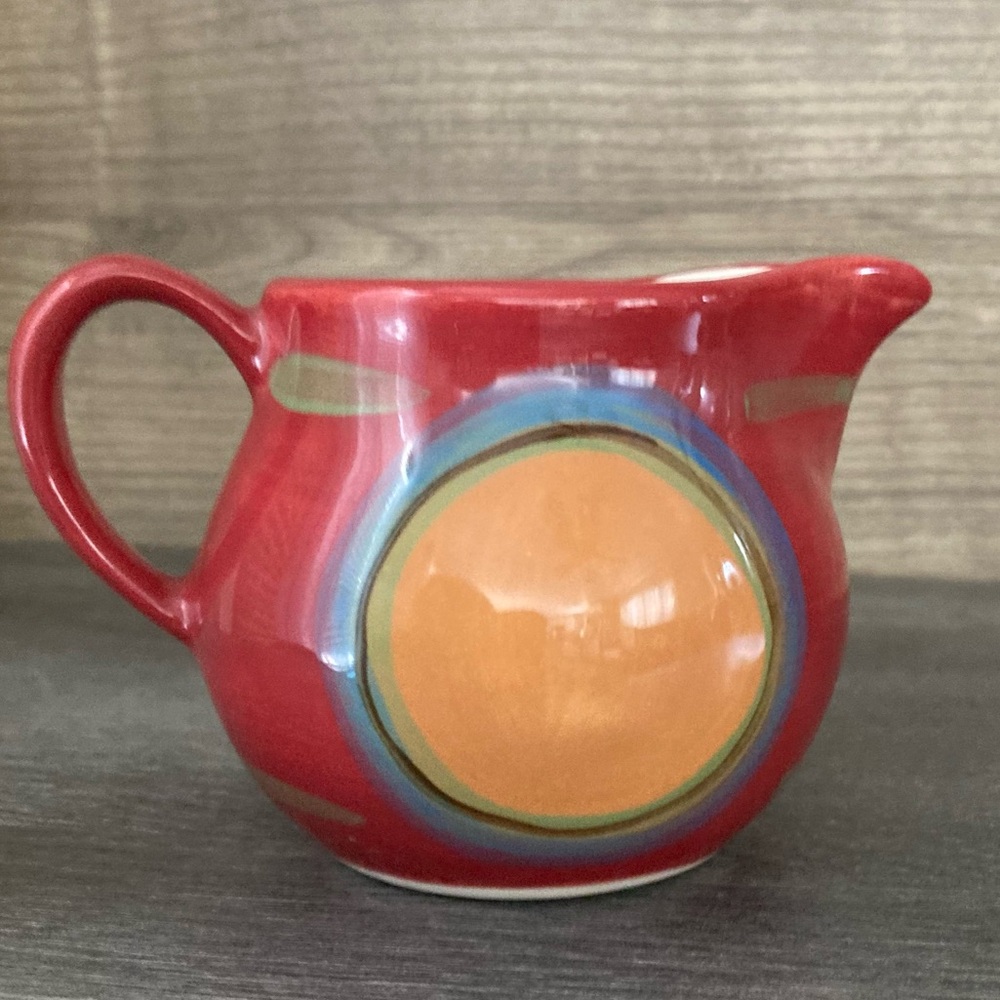 Vintage Gail Pittman creamer “Creation Red”